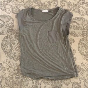 Calvin Klein Gray Pocket T Shirt